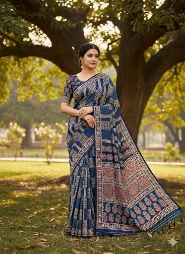AJRrakh Gajji bandhej Wholesale sarees in Mumbai