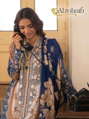 Al Zohaib D No-1361 – Pakistani Kurti Pant With Dupatta - Wholesale Catalog