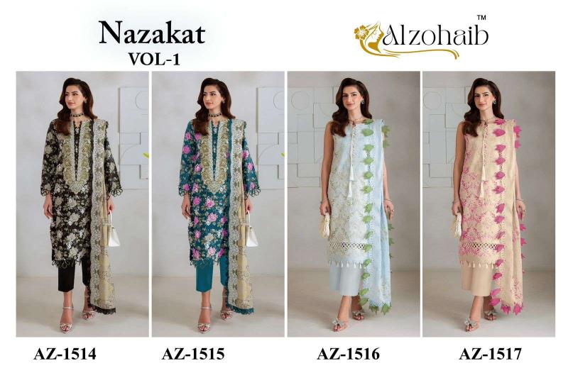 Al Zohaib Nazakat Vol-1 Karachi Readymade Kurti Pant With Dupatta - Wholesale Catalog