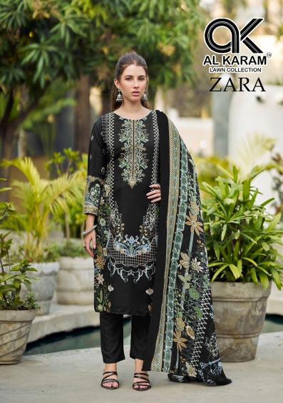 Alkaram Zara Vol-1 – Karachi Readymade Kurti Pant With Dupatta - Wholesale Catalog