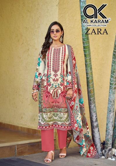 Alkaram Zara Vol-1 Online dress material wholesalers