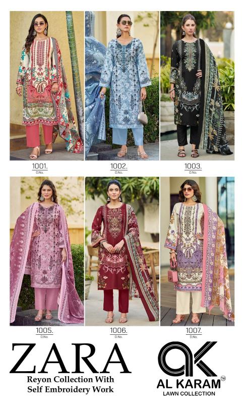Alkaram Zara Vol-1 Online dress material wholesalers