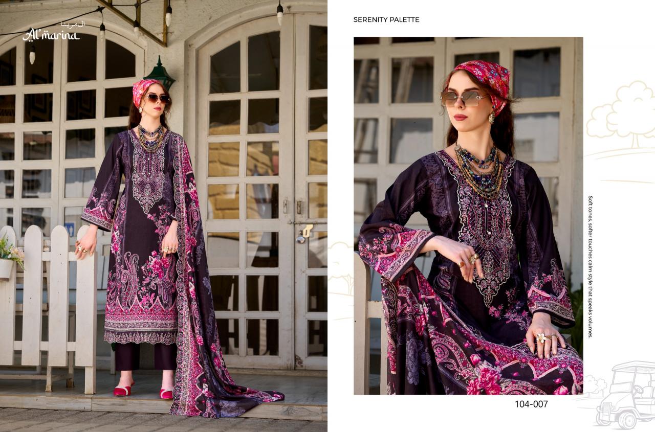 Almarina Inayat vol 2 catalog surat wholesale market dress materials