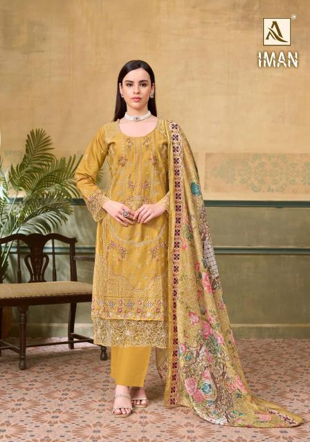 Alok Iman catalog wholesale dress materials in surat