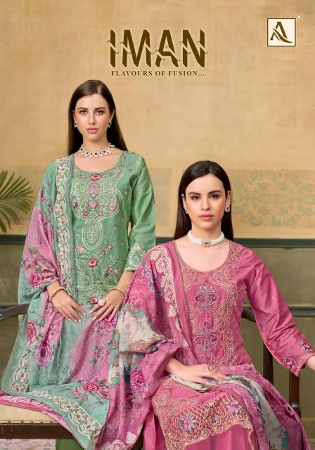 Alok Iman catalog wholesale dress materials in surat