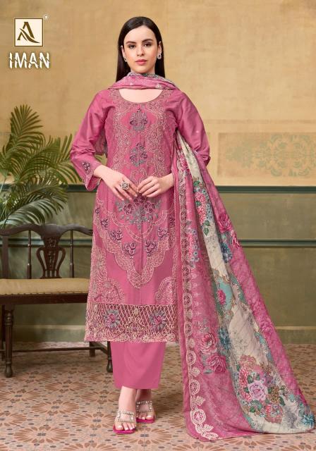Alok Iman catalog wholesale dress materials in surat