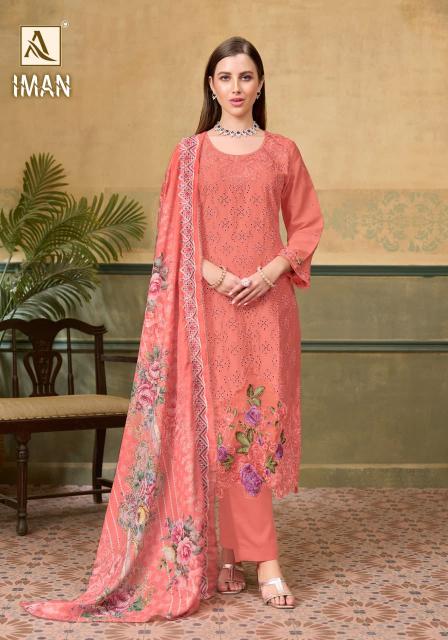Alok Iman catalog wholesale dress materials in surat