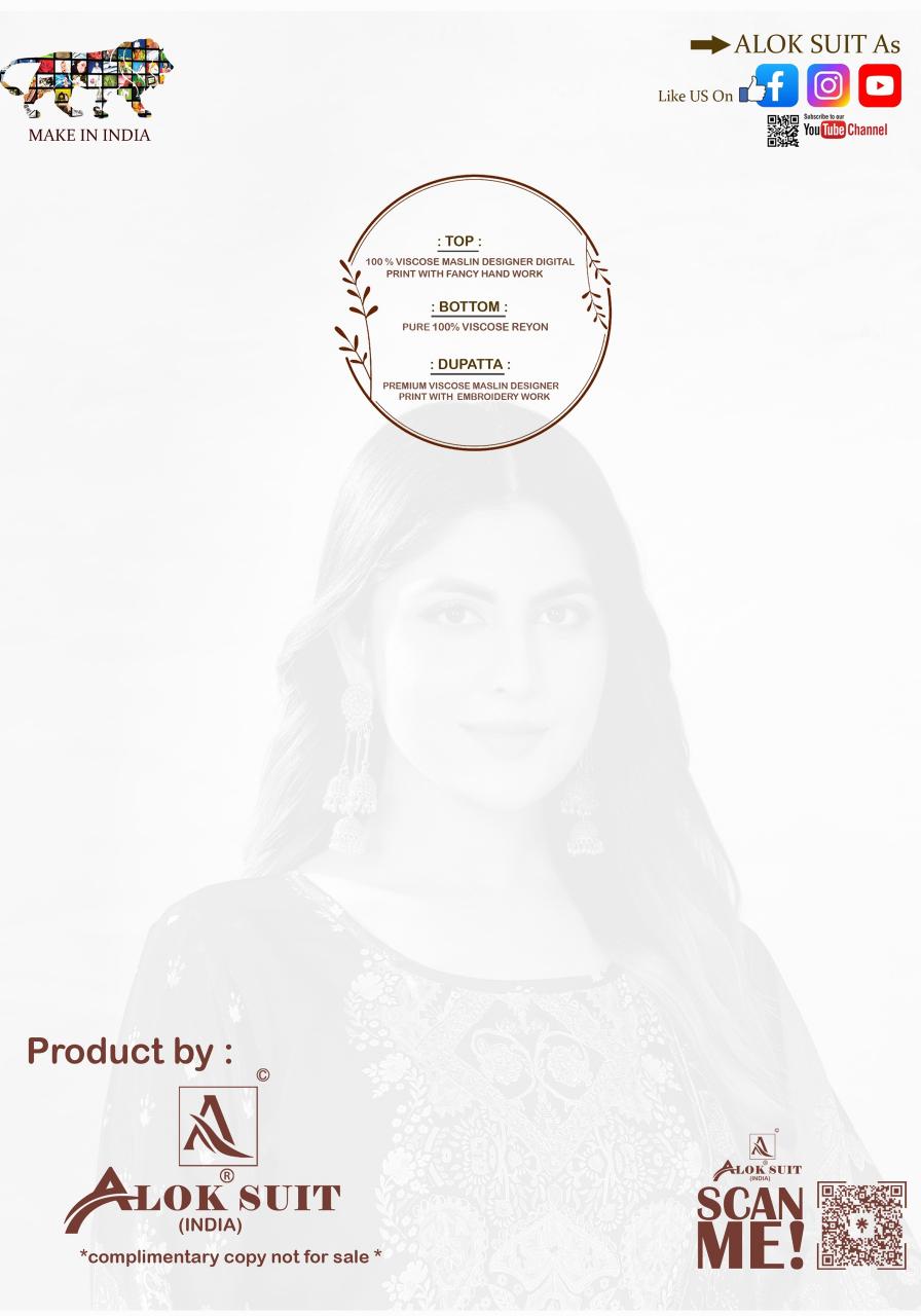 Alok Suit ROOH Salwar Kameez wholesale suppliers in Mumbai