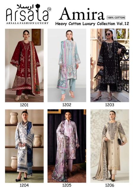 Arsala Amira Vol-12 – Karachi Kurti Pant With Dupatta - Wholesale Catalog