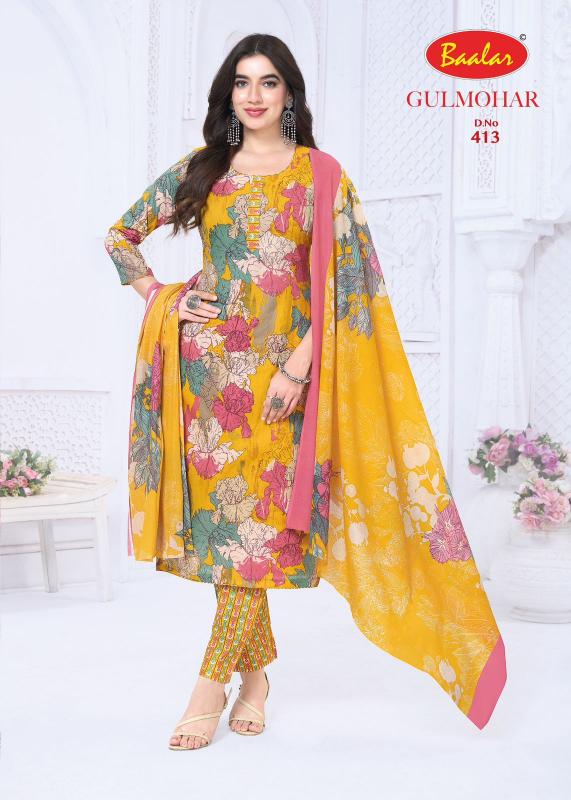 Baalar Gulmohar Vol-4 – Dress Material - Wholesale Catalog