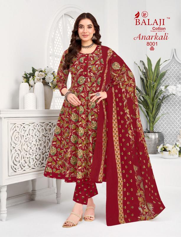 BALAJI COTTON ANARKALI vol 8 Best wholesale dress materials in Hyderabad
