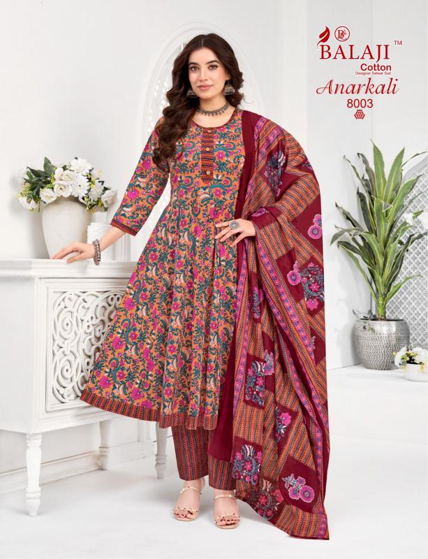 BALAJI COTTON ANARKALI vol 8 Best wholesale dress materials in Hyderabad
