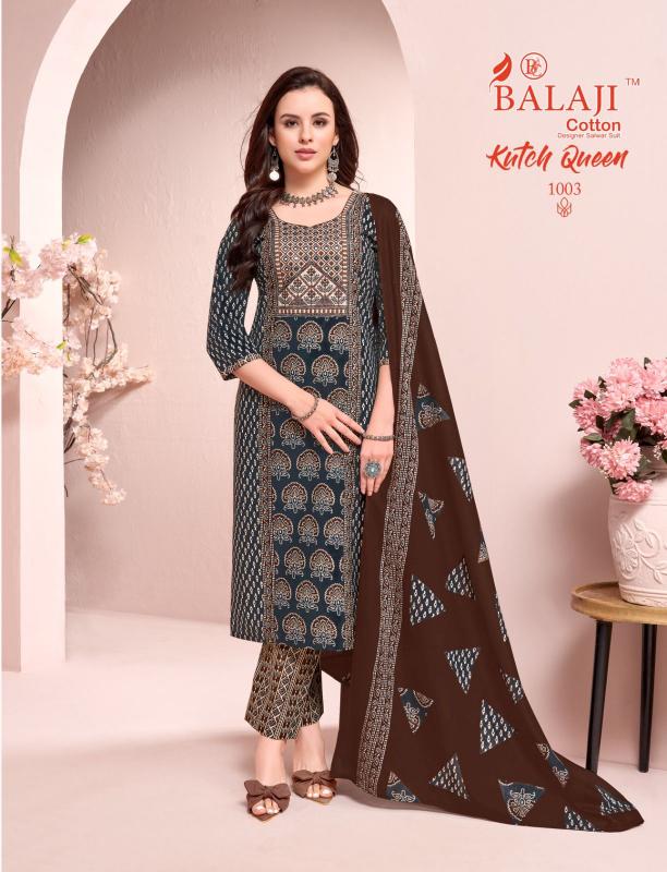  BALAJI COTTON KUTCH QUEEN Wholesale dress materials in Delhi