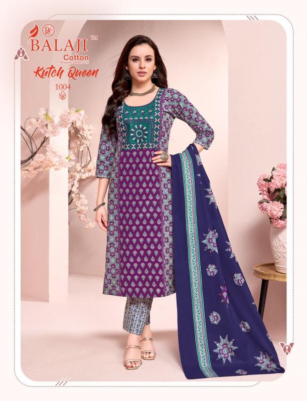  BALAJI COTTON KUTCH QUEEN Wholesale dress materials in Delhi