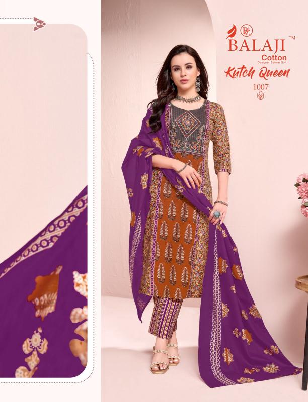  BALAJI COTTON KUTCH QUEEN Wholesale dress materials in Delhi