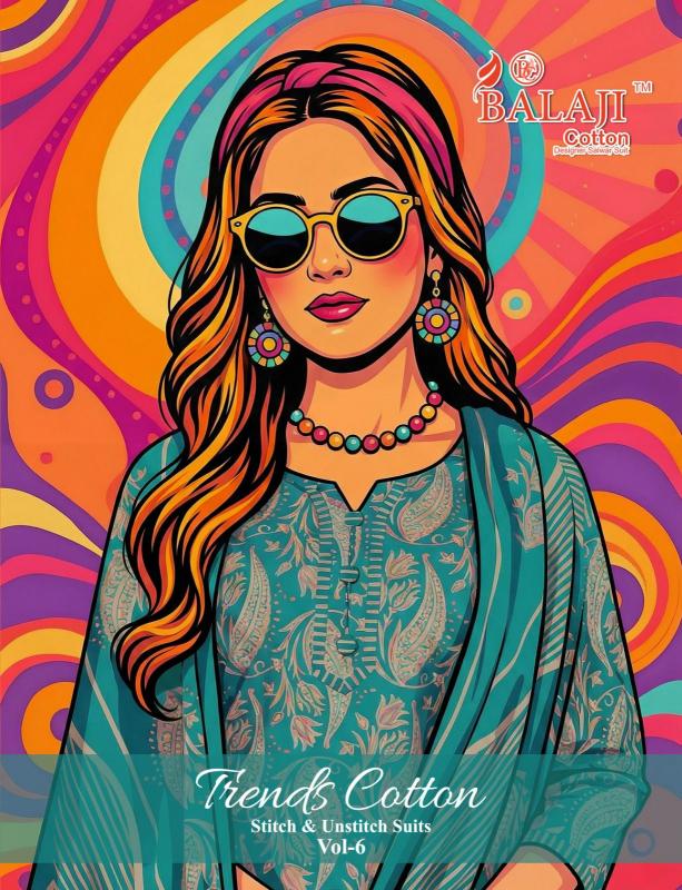 Balaji Trends Cotton Vol-6 – Dress Material - Wholesale Catalog