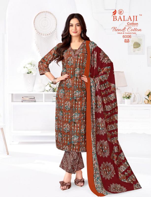 Balaji Trends Cotton Vol-6 – Dress Material - Wholesale Catalog