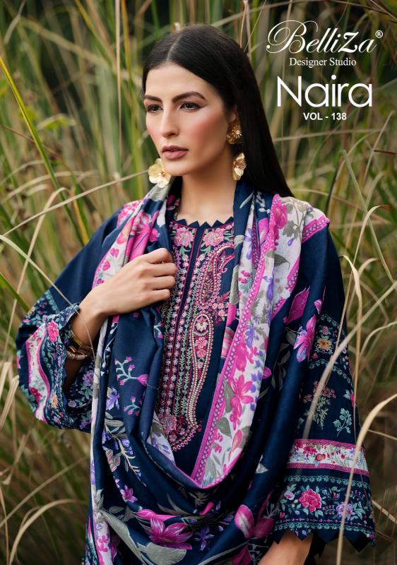 Belliza Designer Studio Naira Vol  138 Wholesale designer salwar kameez in Hyderabad