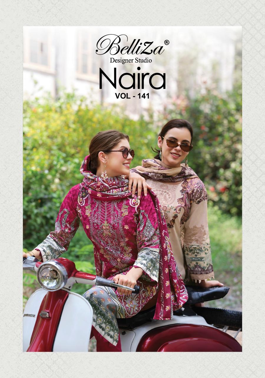 BelliZa NAIRA VOL-141 Wholesale salwar suits in Hyderabad