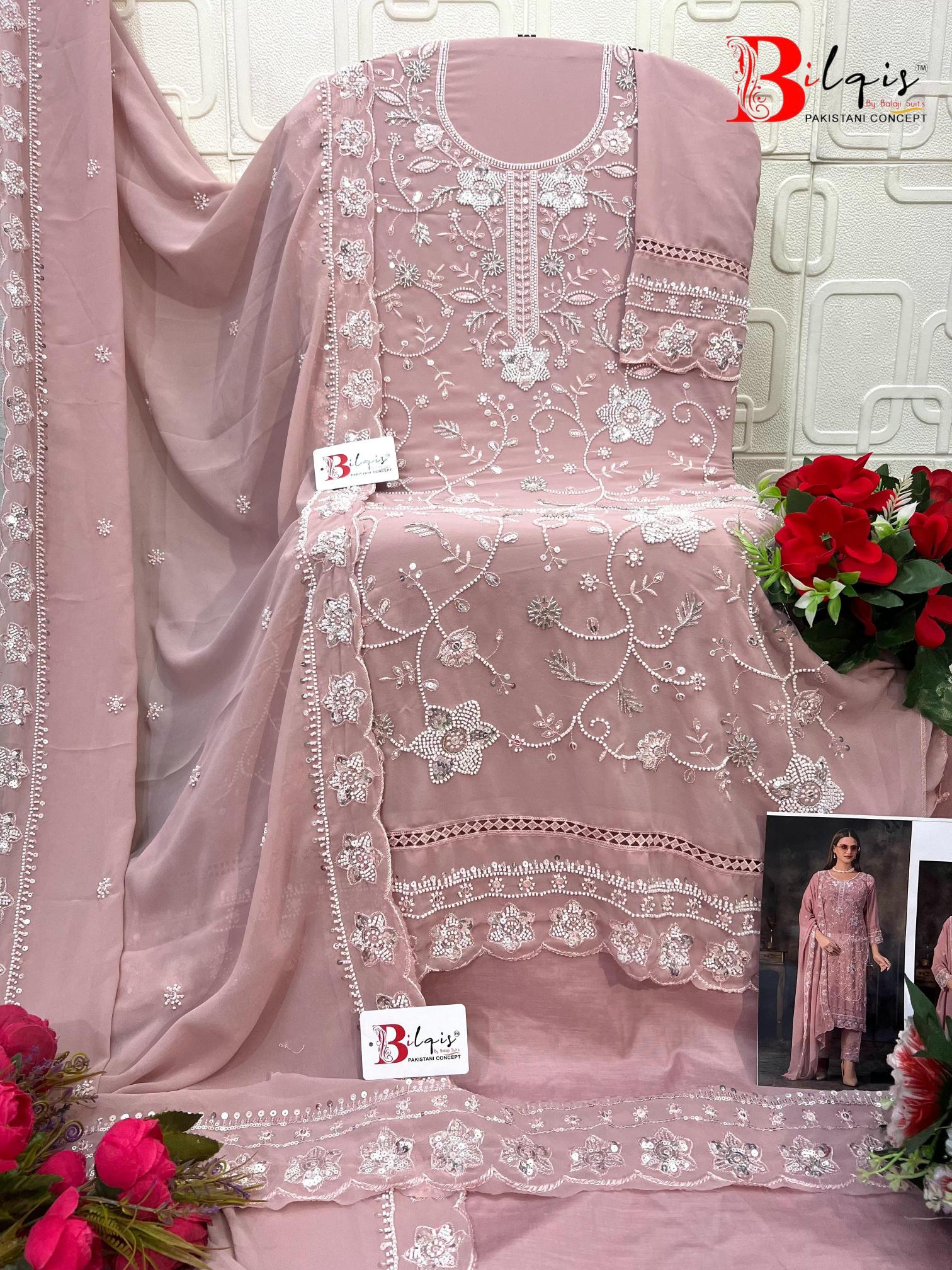 BILQIS B-222 A TO D Bulk salwar suits market in Delhi