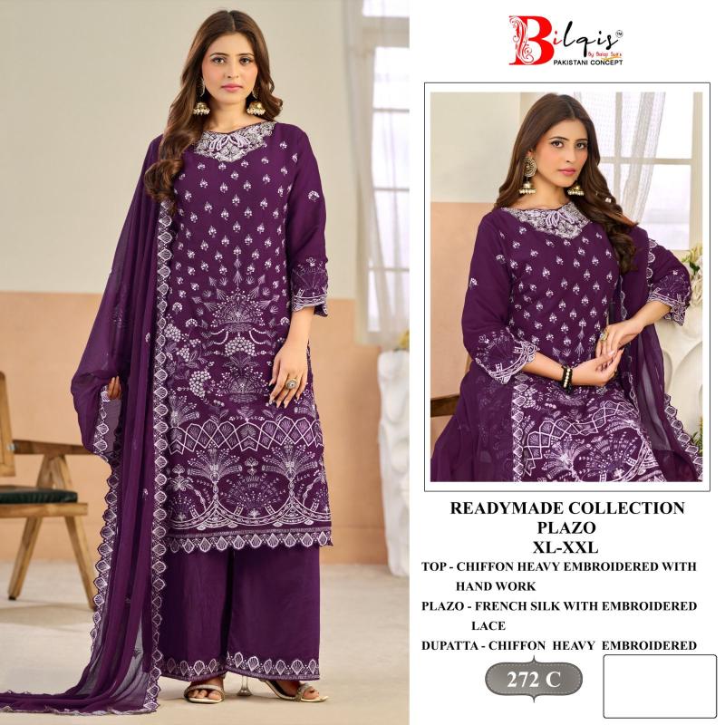 BILQIS B 272 A TO D Wholesale salwar suits in Kolkata