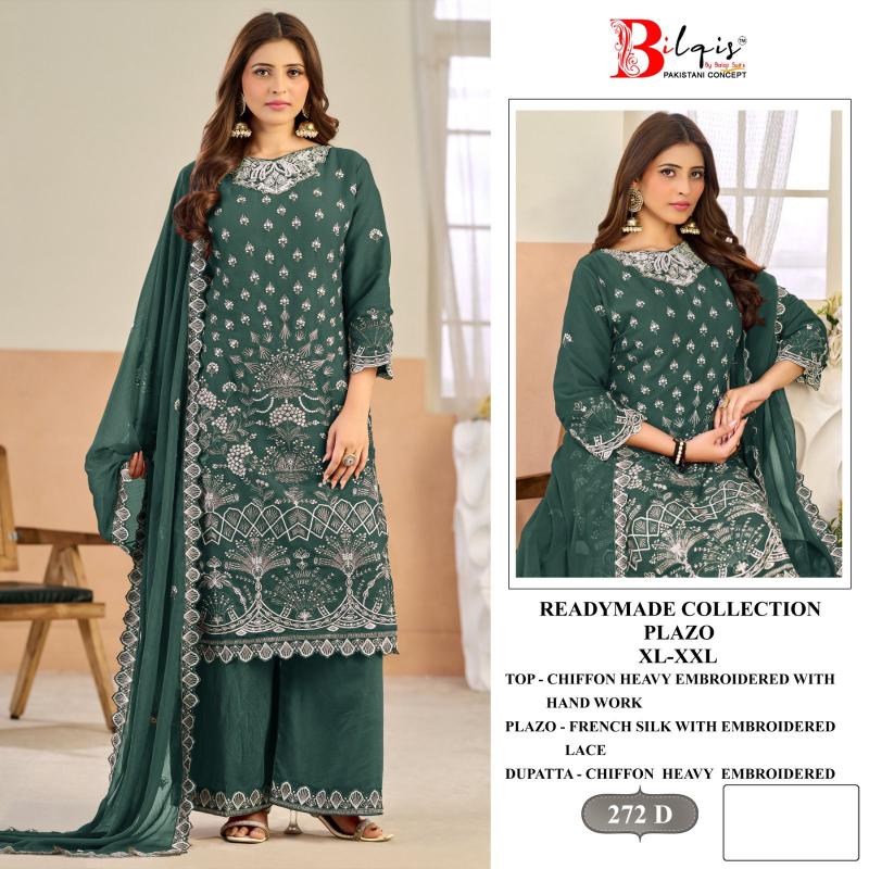 BILQIS B 272 A TO D Wholesale salwar suits in Kolkata