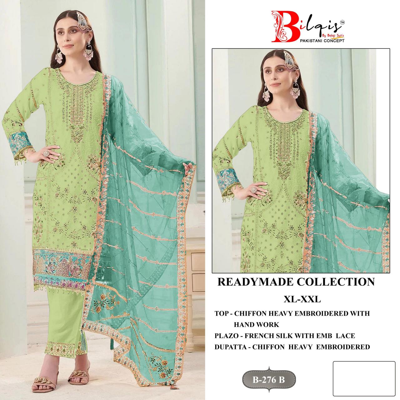 BILQIS B-276 A TO D Wholesale Salwar Kameez suppliers in Hyderabad