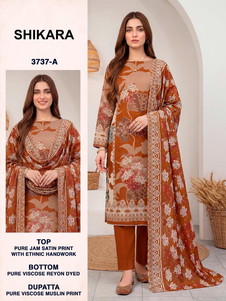 Bipson Sikara 3737 catalog wholesale pakistani salwar kameez online