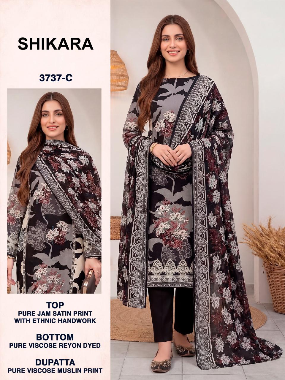 Bipson Sikara 3737 catalog wholesale pakistani salwar kameez online