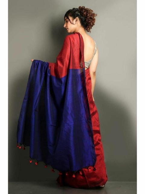 Blousewala khadi cotton Wholesale saree suppliers in Kolkata