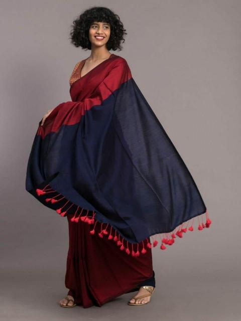 Blousewala khadi cotton Wholesale saree suppliers in Kolkata