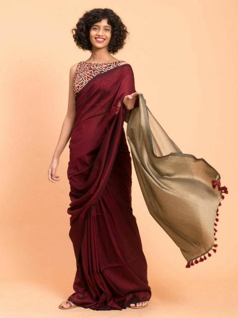 Blousewala khadi cotton Wholesale saree suppliers in Kolkata