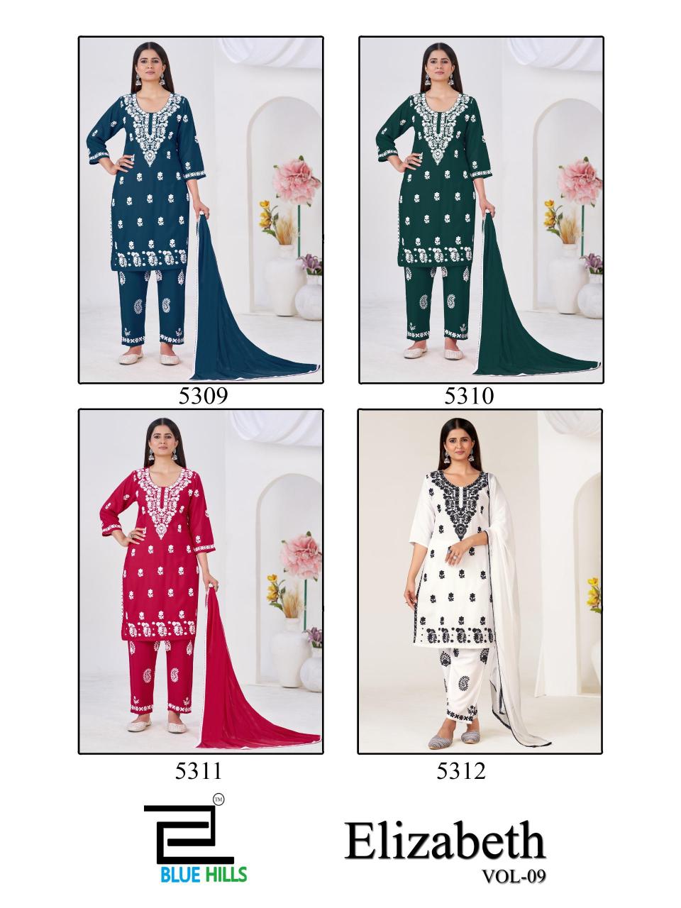 Blue Hills ELIZABETH vol 9 Wholesale kurti suppliers in Ahmedabad