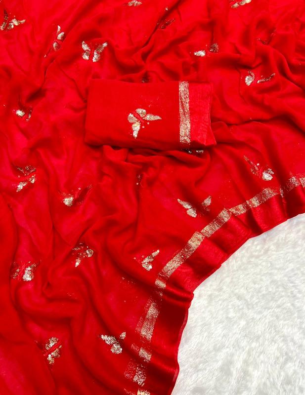 Butterfly Georgette Wholesale saree market in Ahmedabad