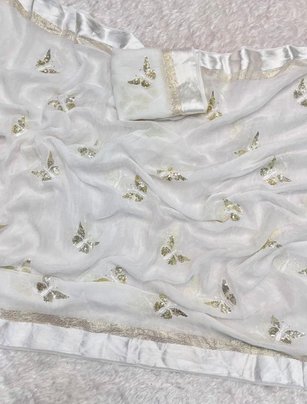 Butterfly Georgette Wholesale saree market in Ahmedabad