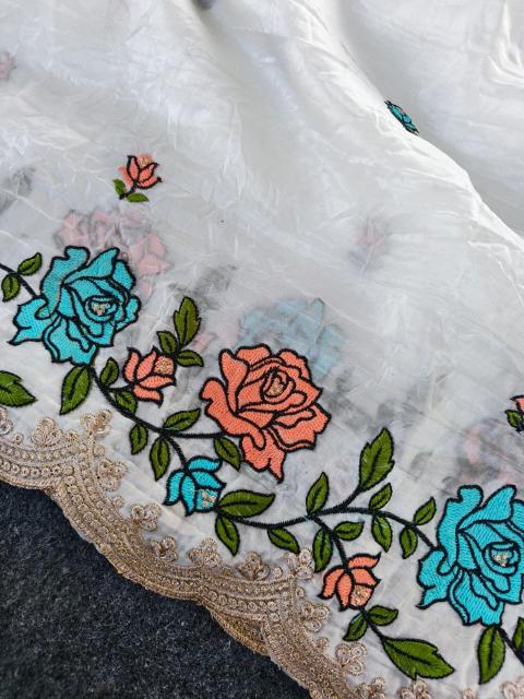 Dazira 1067 Crush Saree wholesale market in Bangalore