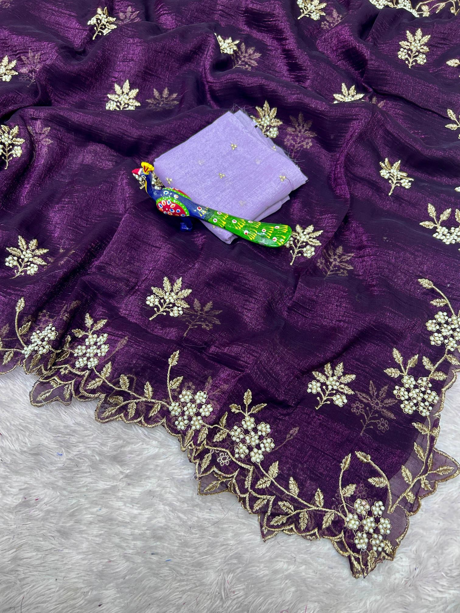 Dazira Candy Crush Silk Ahmedabad saree market