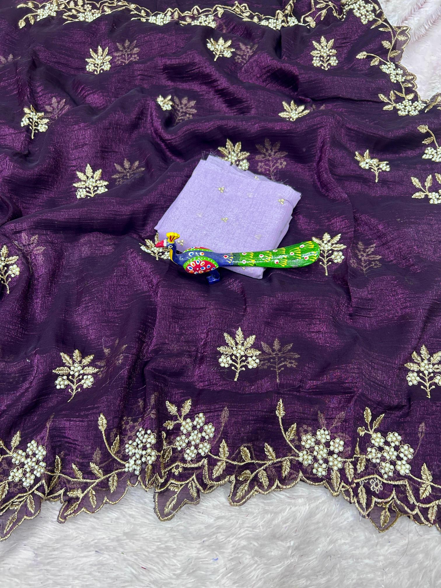 Dazira Candy Crush Silk Cheap saree market in Delhi