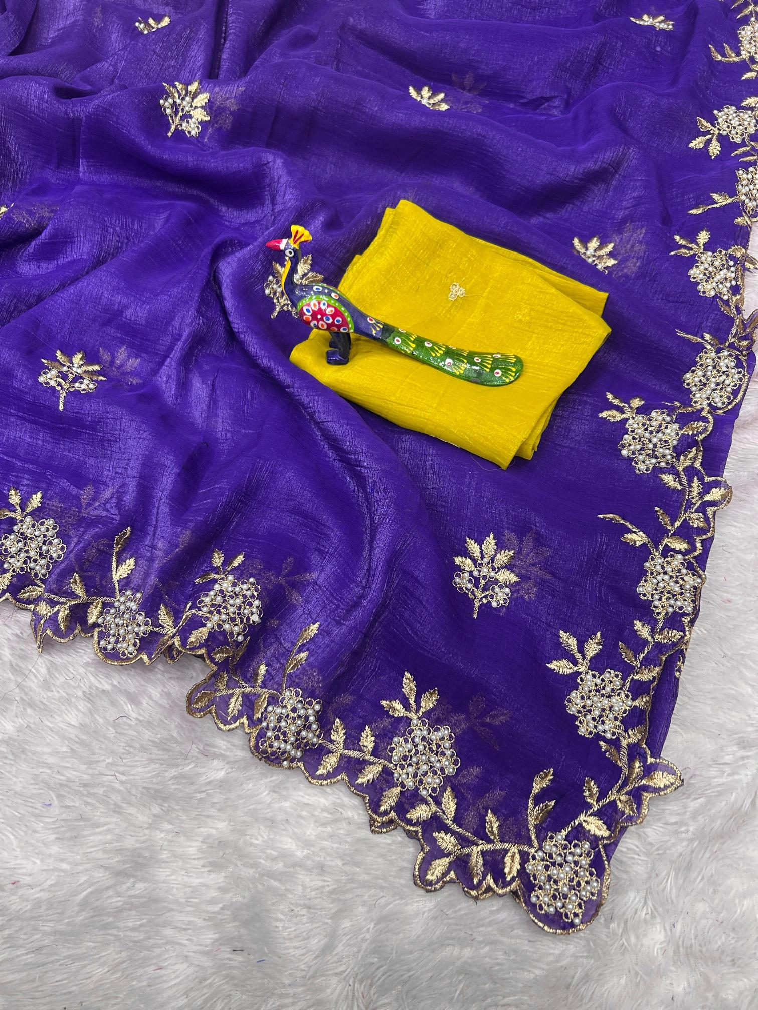 Dazira Candy Crush Silk Cheap saree market in Delhi