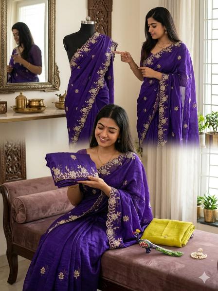 Dazira Candy Crush Silk Cheap saree market in Delhi