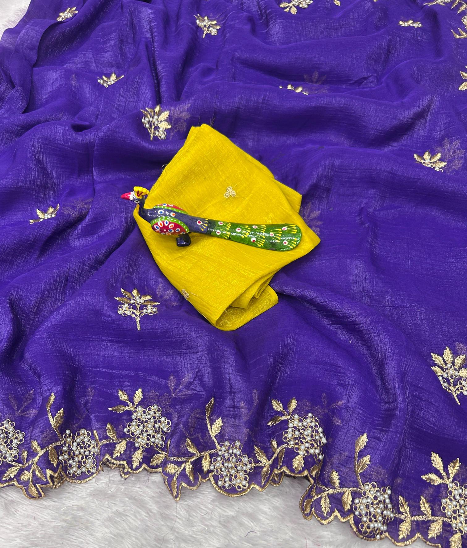 Dazira Candy Crush Silk Cheap saree market in Delhi