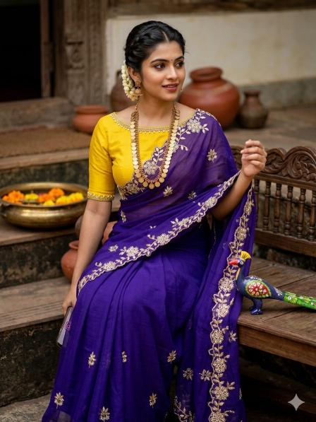 Dazira Candy Crush Silk Cheap saree market in Delhi