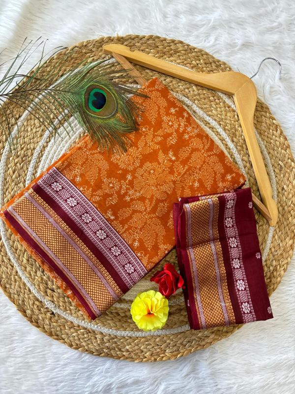 Dazira Chatai Border Mal Cotton Saree wholesale market in Kolkata