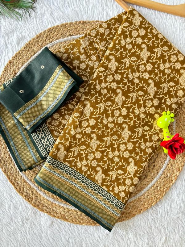 Dazira Chatai Border Mal Cotton Wholesale saree market in Surat