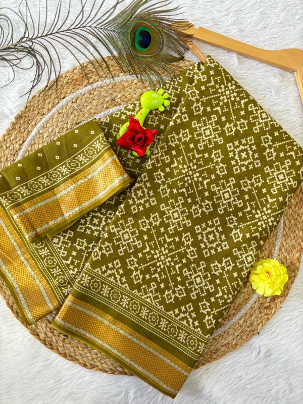 Dazira Chatai Border Mal Cotton Wholesale saree market in Surat