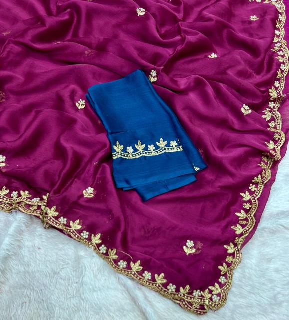 Dazira Chiffon Wholesale saree dealers in pune