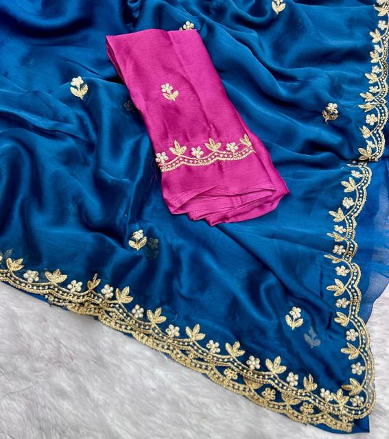 Dazira Chiffon Wholesale saree dealers in pune