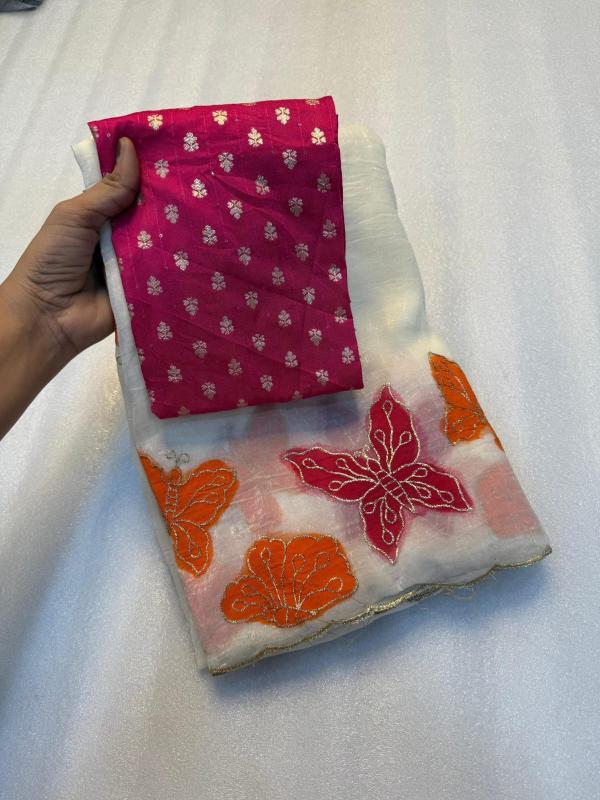 Dazira crunchy silk  Wholesale saree market Bangalore
