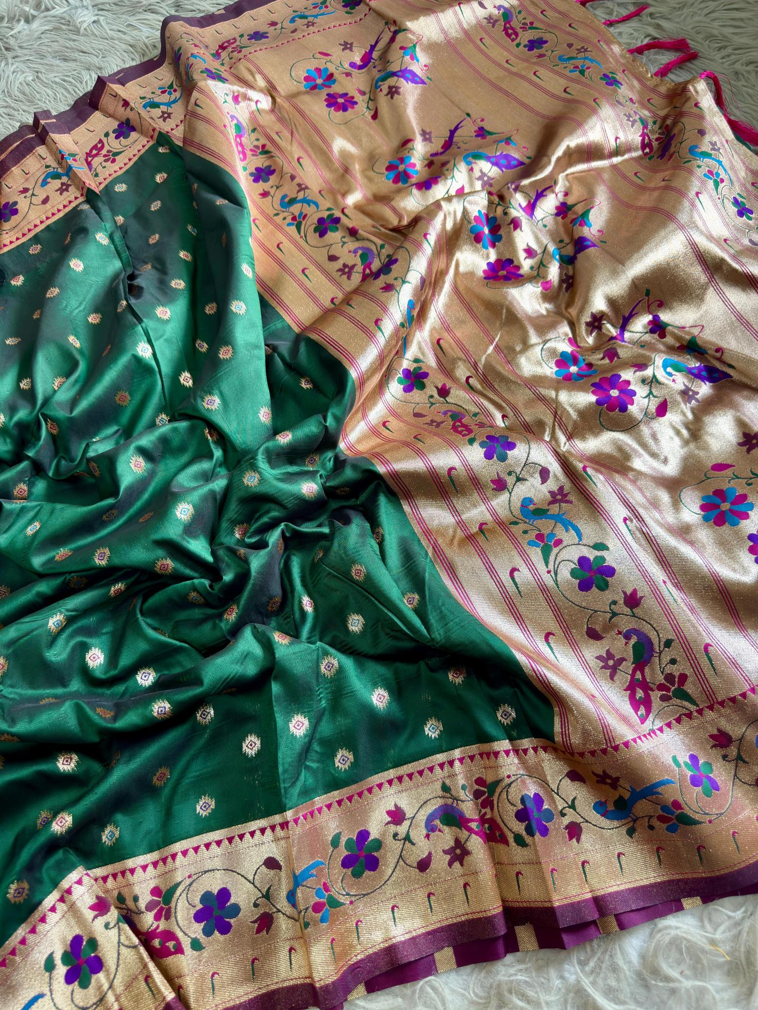 Dazira designer Paithani Silk Saree manufacturers in Pune