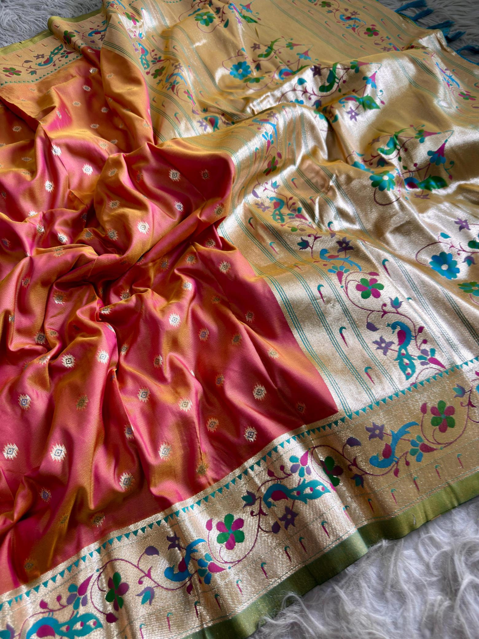 Dazira designer Paithani Silk Saree manufacturers in Pune